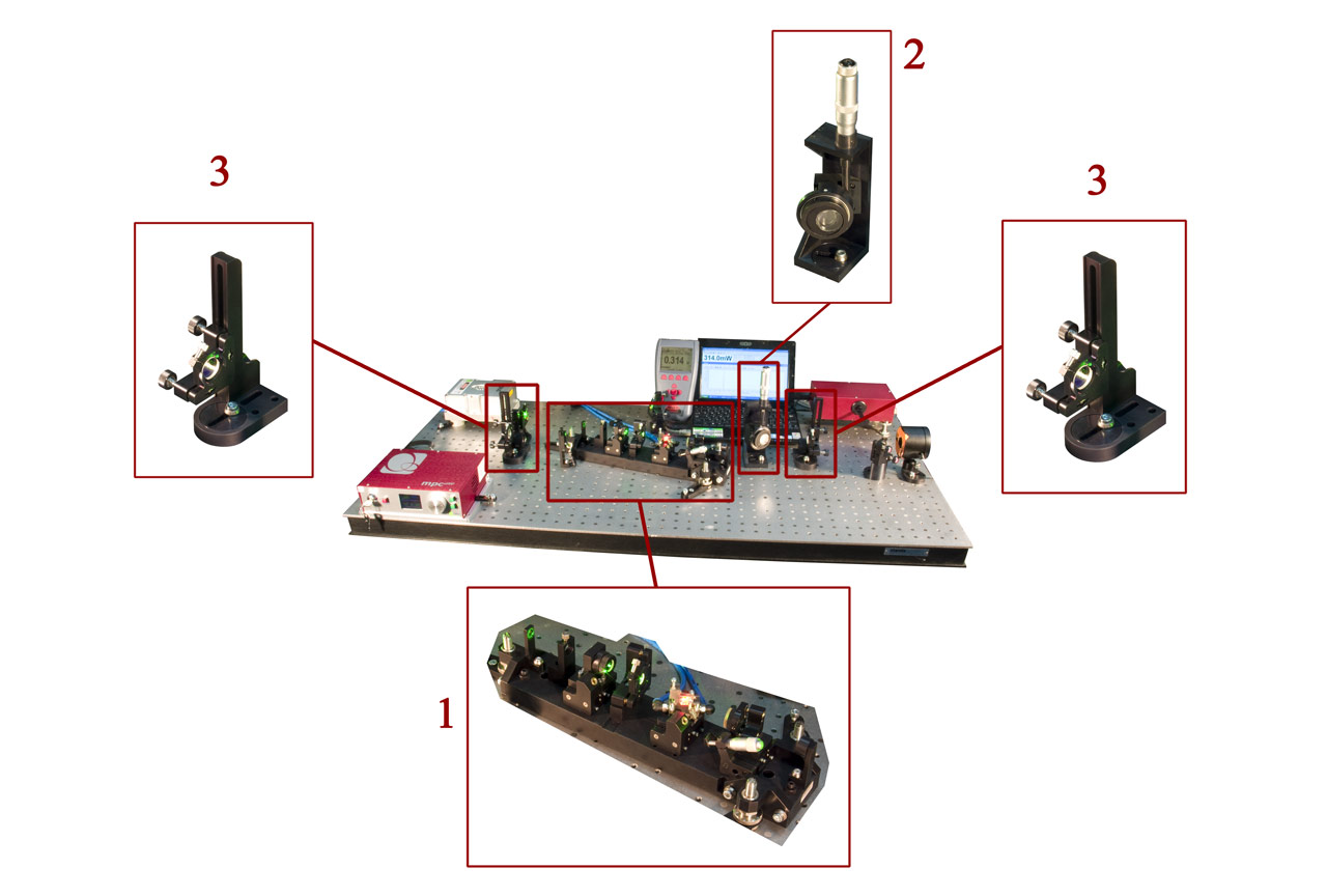 Конструктор непрерывного титан-сапфирового лазера TiC-Kit