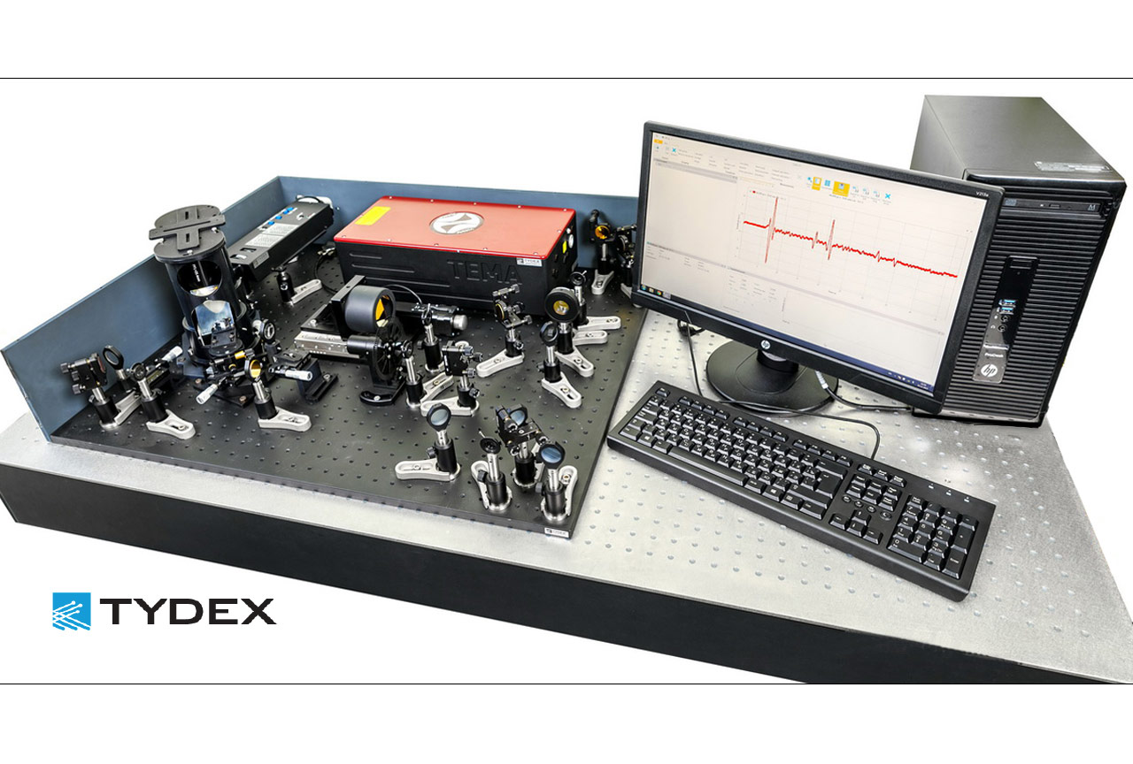The TEMA laser is integrated in a THz TDS system manufactured by Tydex (www.tydexoptics.com)